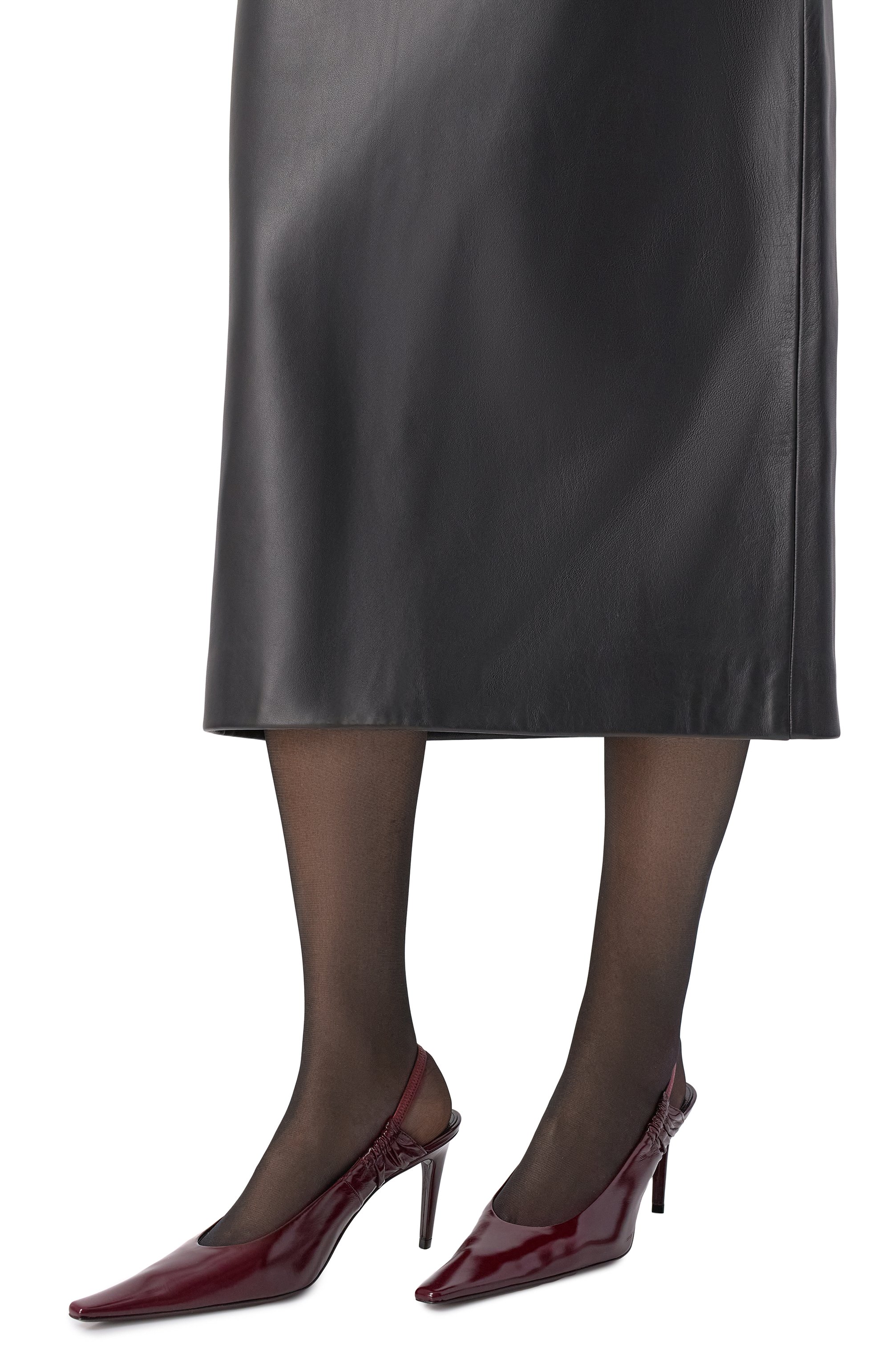 Кожаные туфли anne-marie 75 SAINT LAURENT, арт. 841183/AAEHI, фото 2