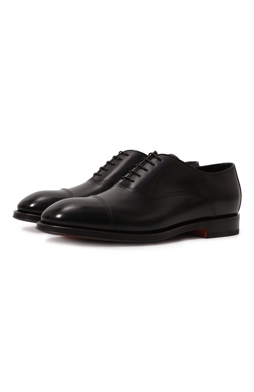 фото Кожаные оксфорды santoni