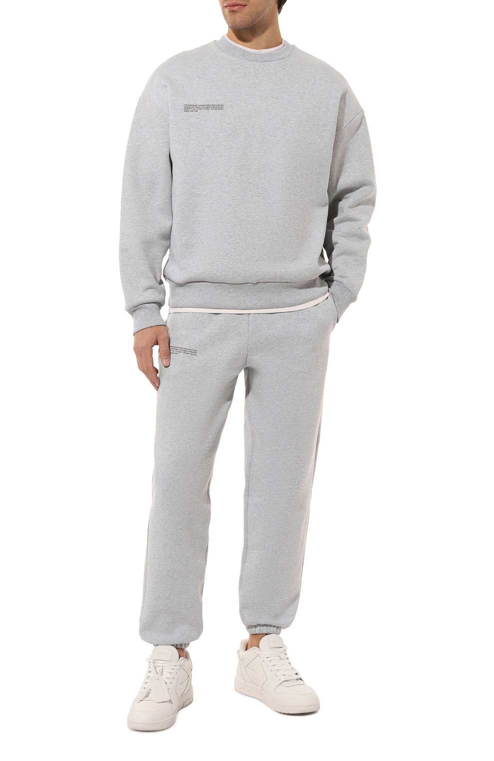 Хлопковый свитшот PANGAIA серого цвета по цене 14650 руб., арт. 10000299, фото 5 Хлопковый свитшот PANGAIA, арт. 10000299, фото 5