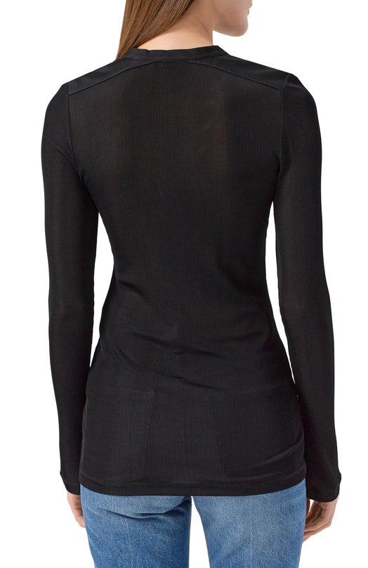 Пуловер из вискозы Balmain FF1GD019/JC55 Чёрный  FF1GD019/JC55 Фото 4