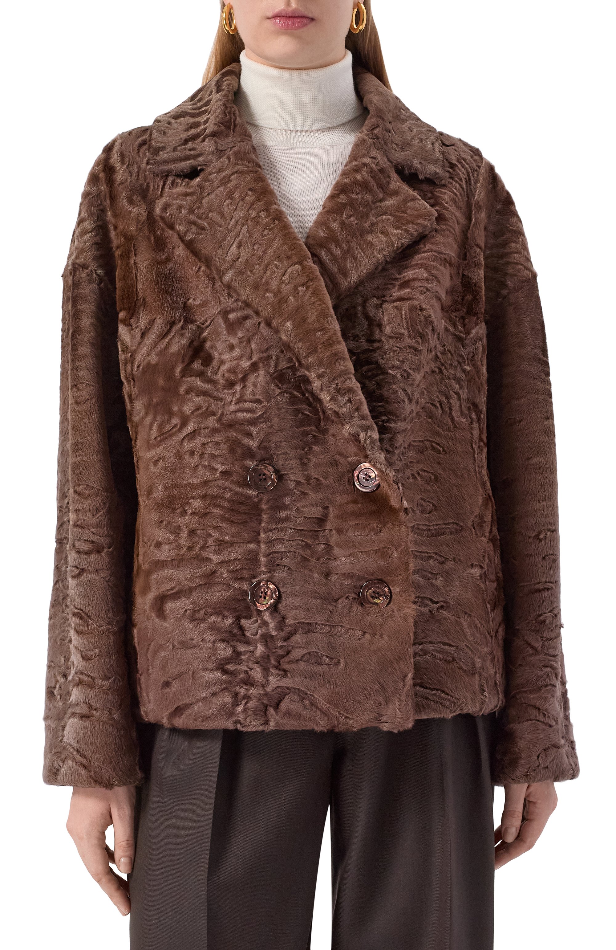 Шуба из каракульчи VICTORIA KUSENKOVA, арт. 767100003656, фото 3