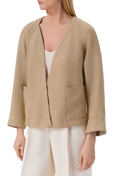 Льняной жакет LORENA ANTONIAZZI, арт. E2623GA20A/5285, фото 3