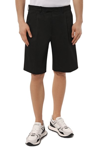 Хлопковые шорты PRADA, арт. UP0086-1UPX-F0002-201, фото 3