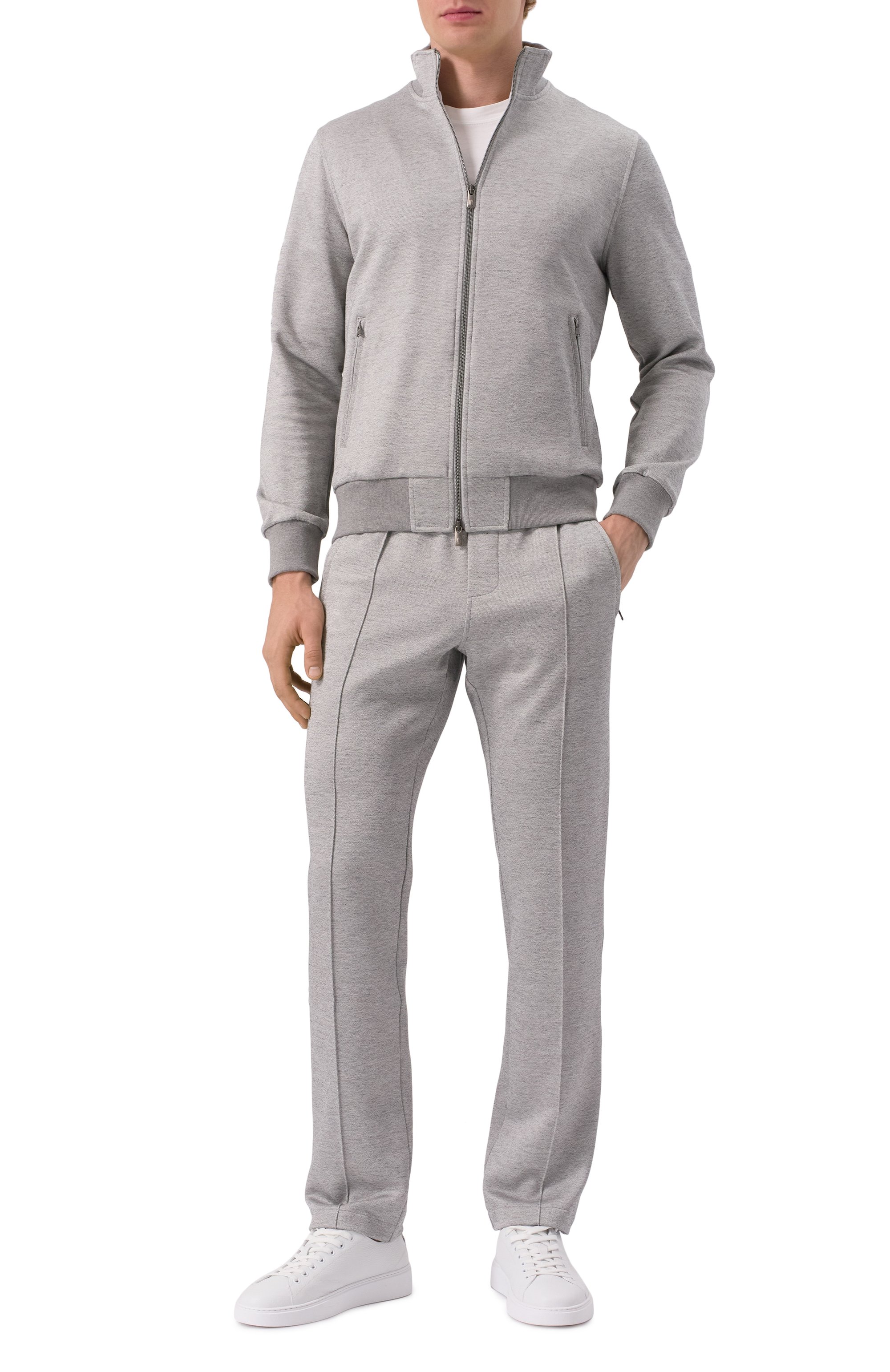 Брюки из хлопка и шелка CAPOBIANCO, арт. 18M712.GU00., фото 2