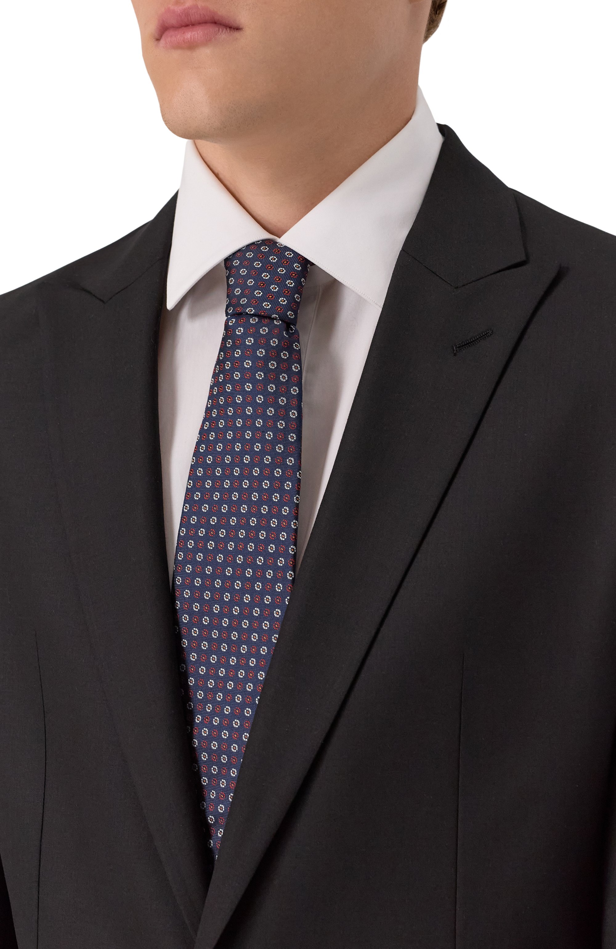 Шелковый галстук CORNELIANI, арт. 26U302-2620319, фото 2