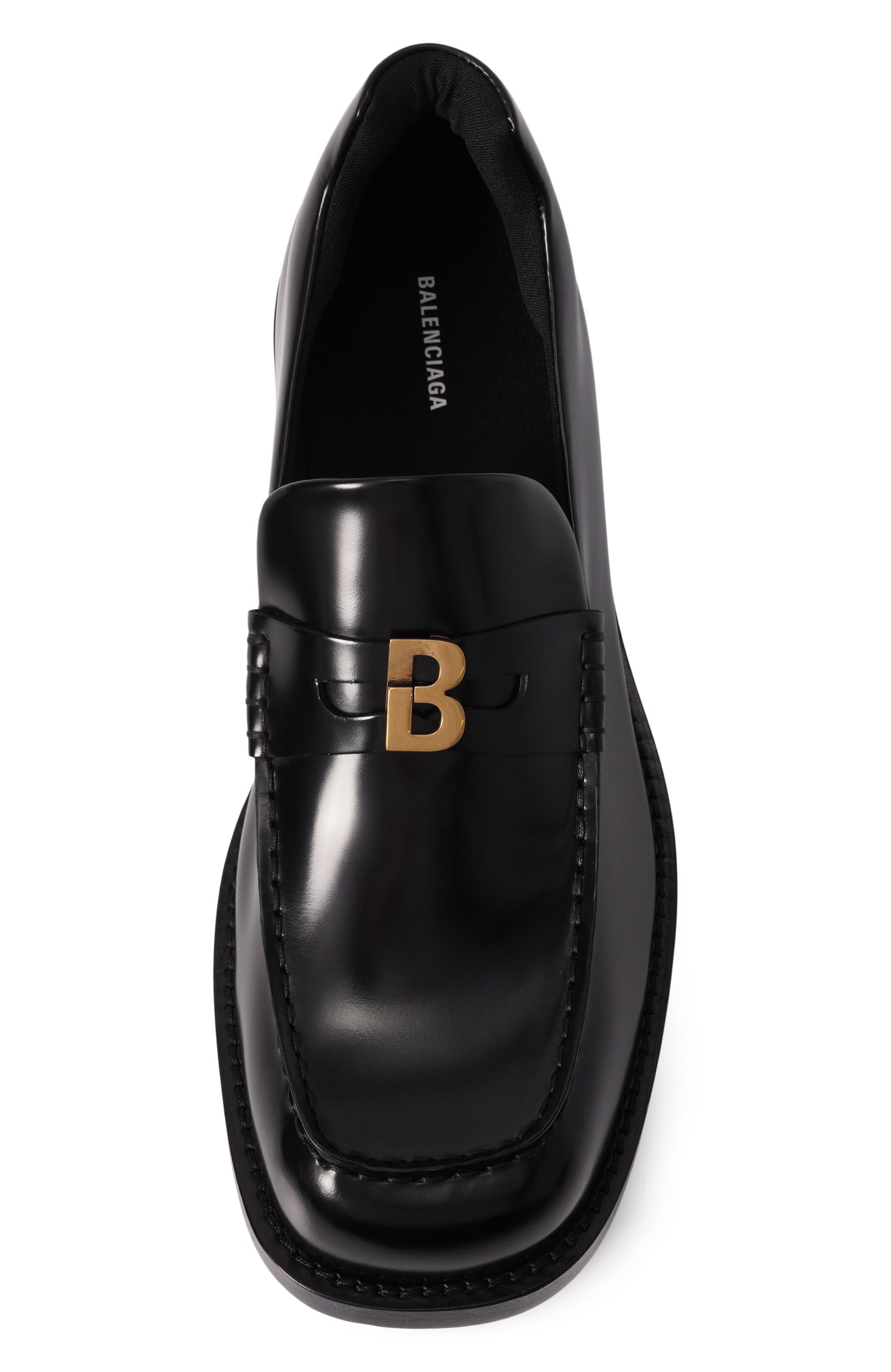 Кожаные лоферы comfy BALENCIAGA, арт. 876333/WBEC1, фото 6