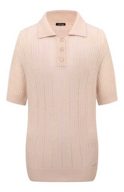 Женский поло из шерсти и шелка KITON, арт. D5871032954