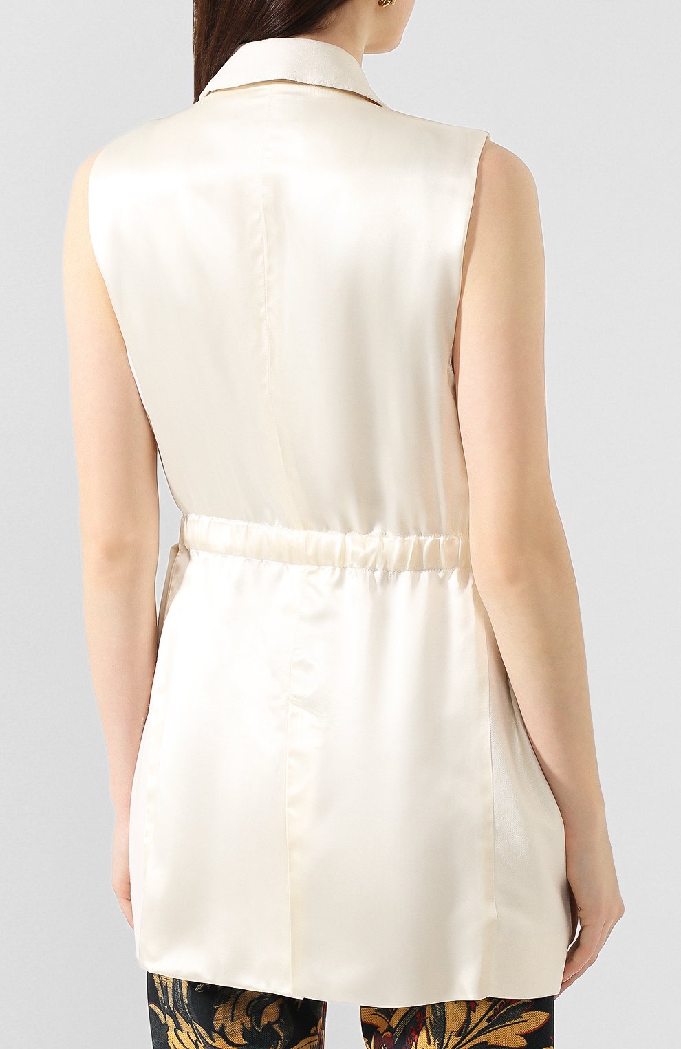 Жилет из смеси шерсти и шелка ANN DEMEULEMEESTER, арт. 2001-1154-P-178-002, фото 4