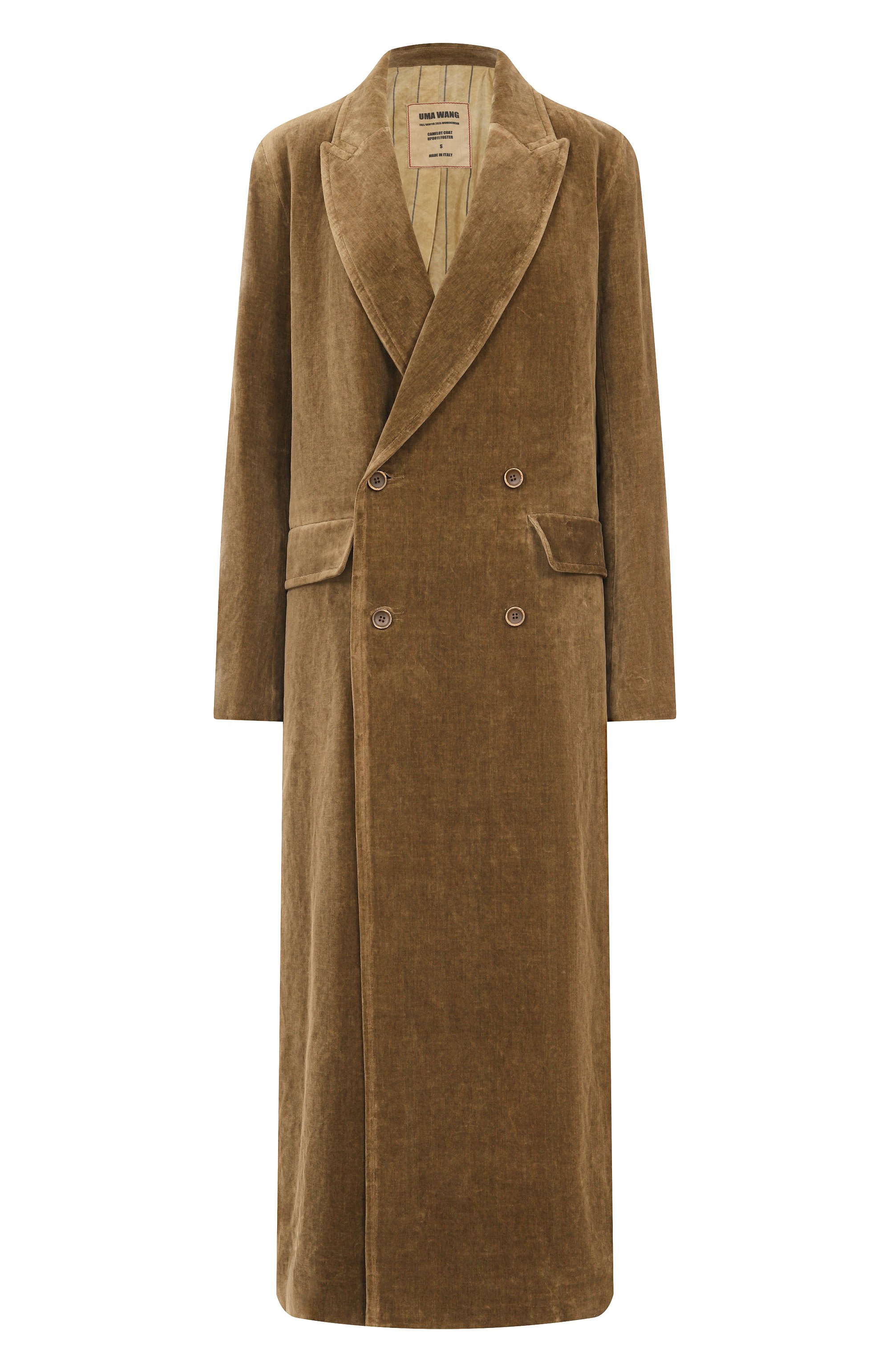 Пальто из хлопка и льна UMA WANG, арт. A0 M UP8011, фото 1