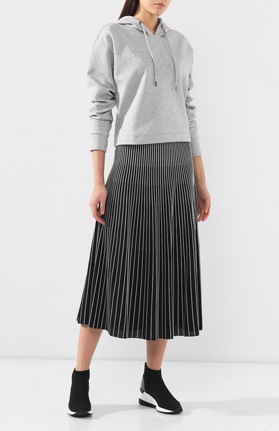 Хлопковый пуловер EMPORIO ARMANI серого цвета по цене 24600 руб., арт. 3G2M65/2J92Z, фото 2 Хлопковый пуловер EMPORIO ARMANI, арт. 3G2M65/2J92Z, фото 2