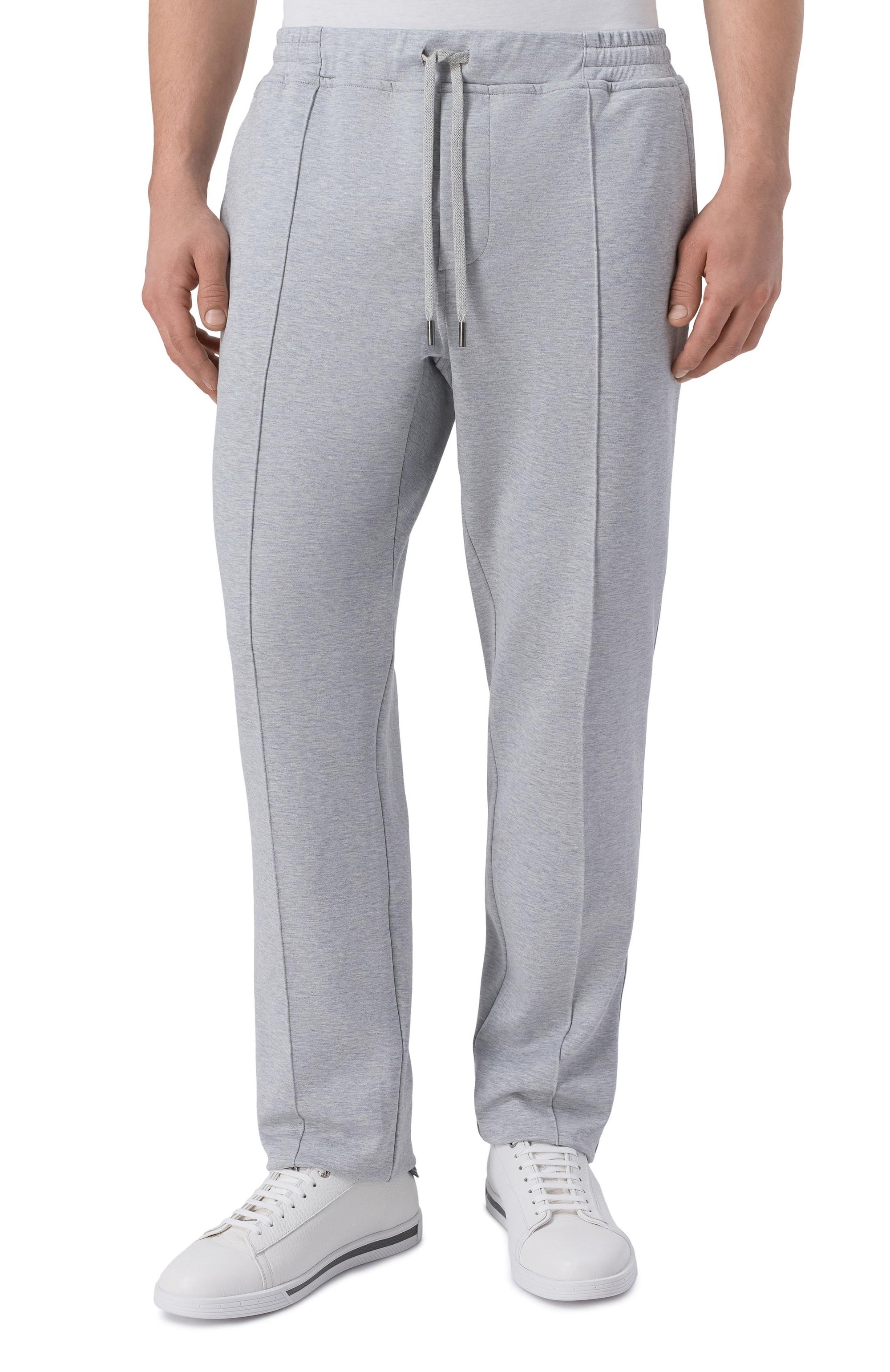 Брю ки из хлопка и шелка CAPOBIANCO, арт. 20M708.DS00._001, фото 3