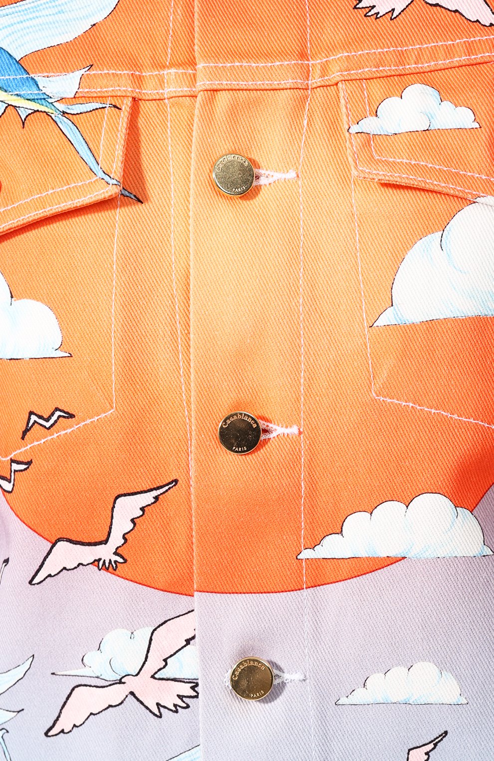 Джинсовая куртка CASABLANCA, арт. MS20-JK-003 CASABLANCA SPEED B0AT CLUB JACKET, фото 5