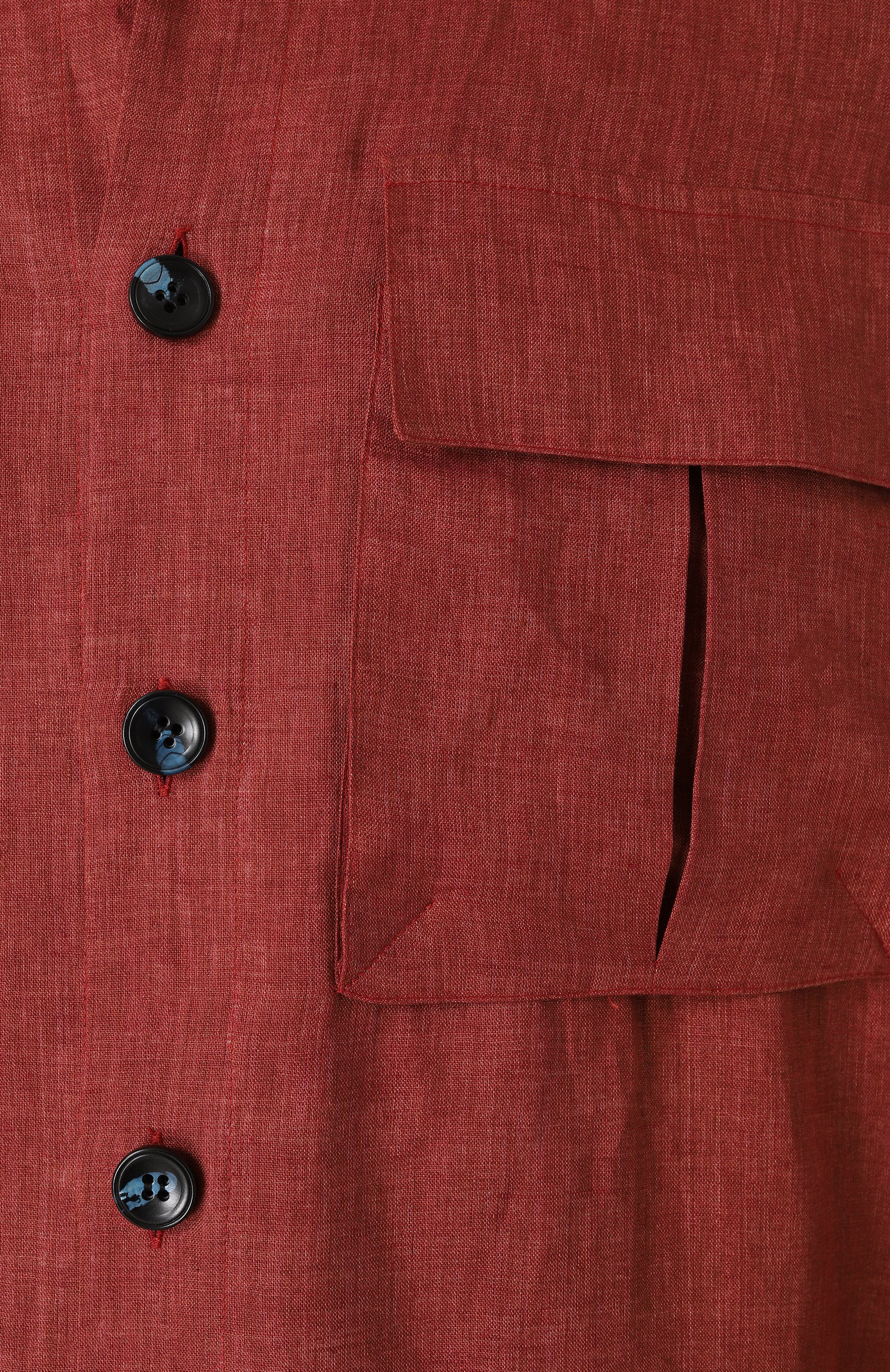 Льняная рубашка KITON, арт. UMC013H0921106, фото 6