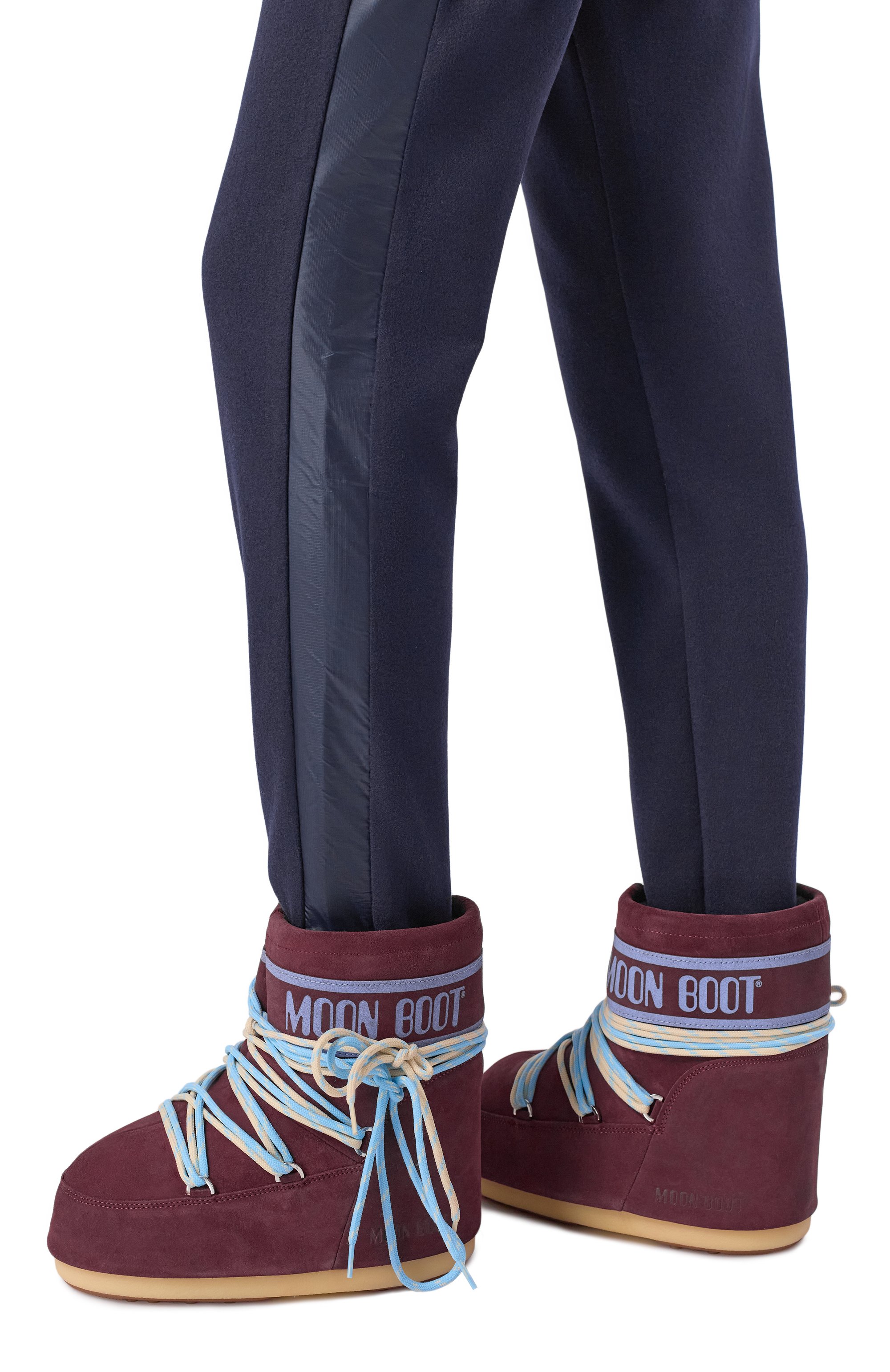 Замшевые полусапоги icon low MOON BOOT бордового цвета по цене 36300 руб., арт. 80D1409670, фото 2 Замшевые полусапоги icon low MOON BOOT, арт. 80D1409670, фото 2