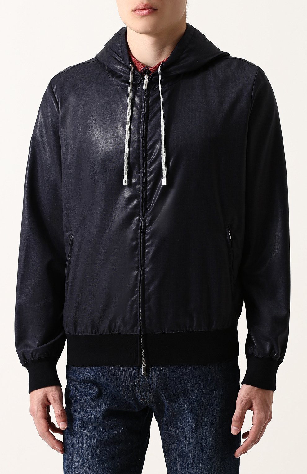 Шерстяной бомбер на молнии с капюшоном ANDREA CAMPAGNA, арт. 4M404.WP00.CAMPAGNA., фото 3