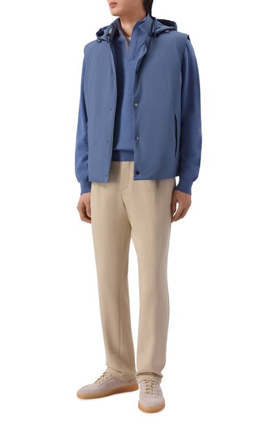 Брюки из хлопка и л ьна PAUL&SHARK, арт. 26414086, фото 2