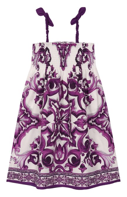 Хлопковый сарафан DOLCE & GABBANA, арт. L54DE0/HH5EN/8-12+