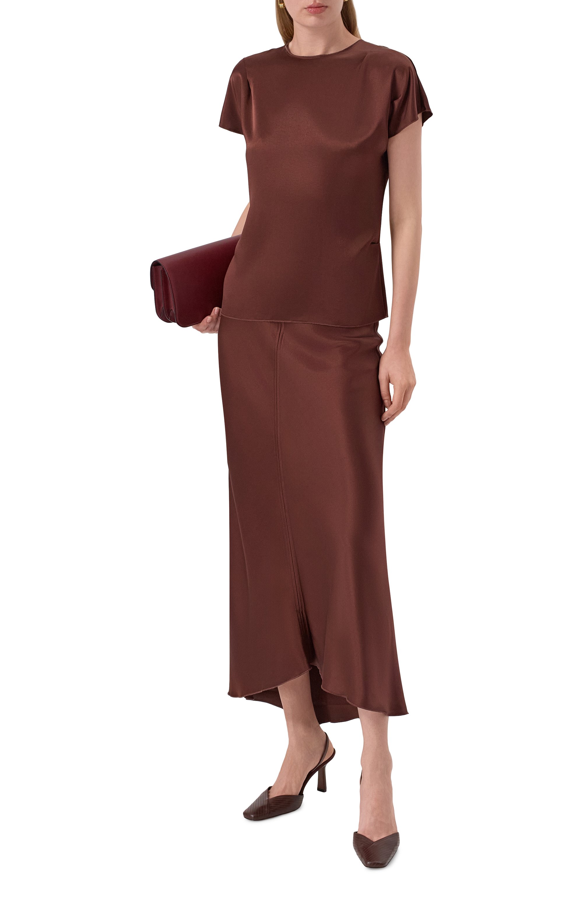 Атласная юбка NOBLE&BRULEE, арт. NB127/300525/1, фото 2