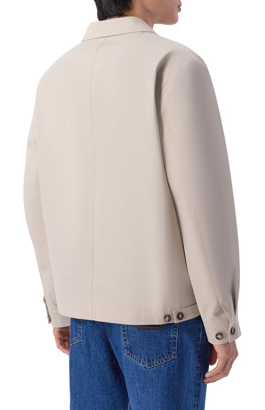 Хлопковый пиджак 12 STOREEZ 135904 Серый  135904 Фото 4