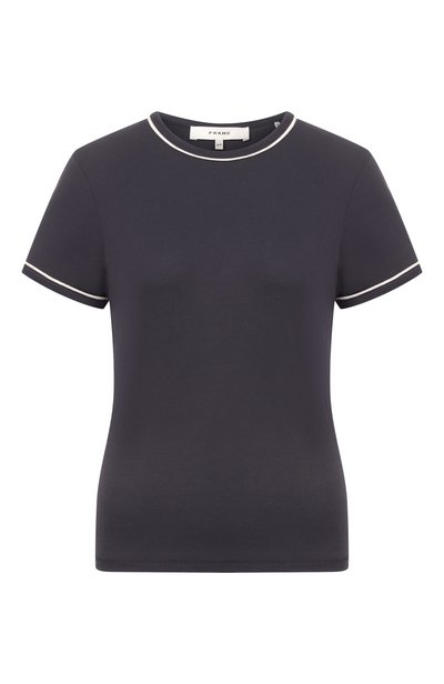 Женская хлопковая футболка FRAME DENIM, арт. WE26JTE003/THE RINGER BABY TEE