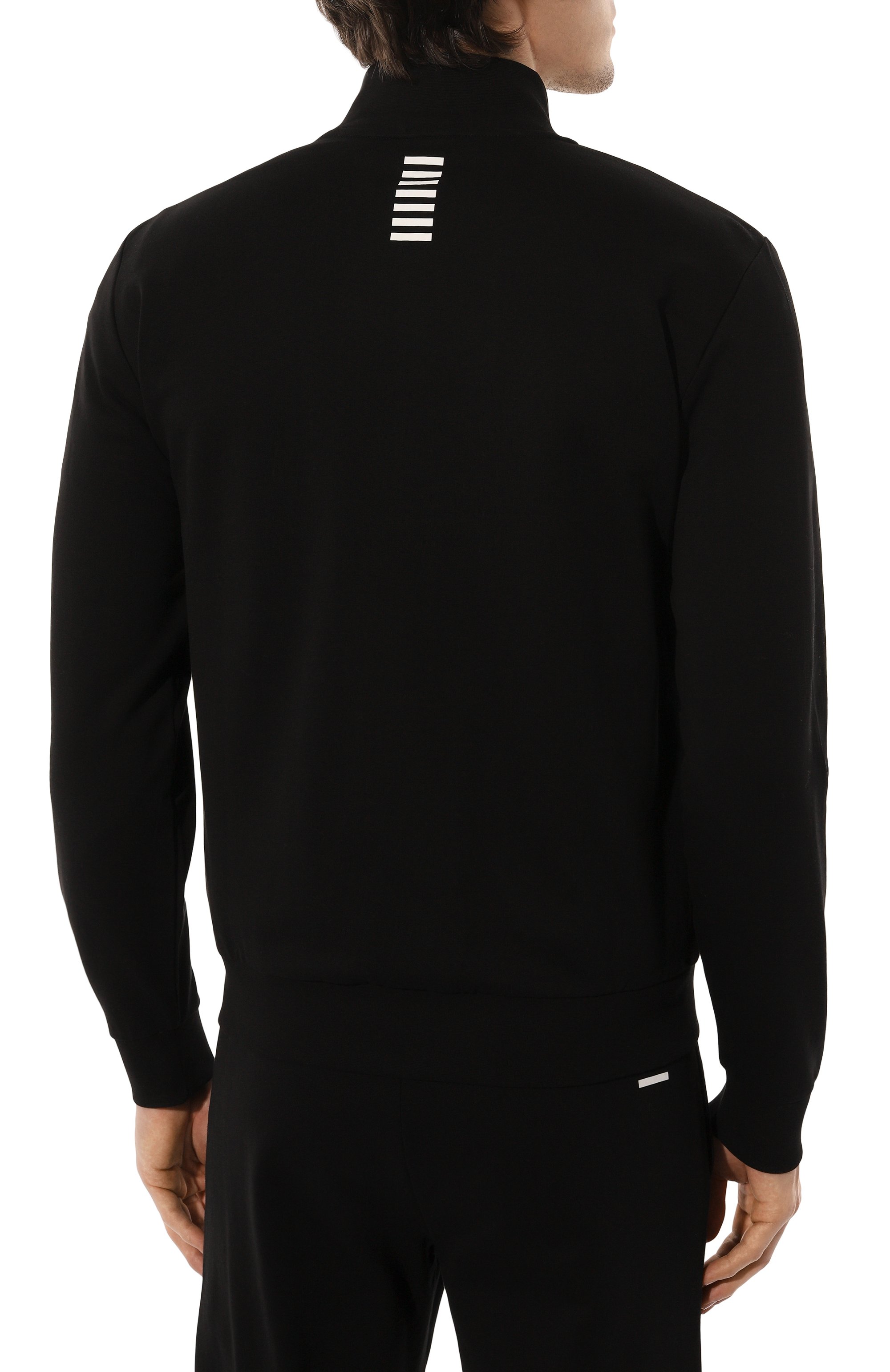 Хлопковый спортивный костюм EA7 черного цвета по цене 19950 руб., арт. 8NPV61/PJVRZ, фото 3 Хлопковый спортивный костюм EA7, арт. 8NPV61/PJVRZ, фото 3