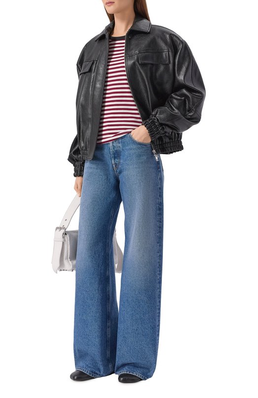 Хлопковая футболка MSGM 4041MDM99N/267128 Бордовый  4041MDM99N/267128 Фото 2