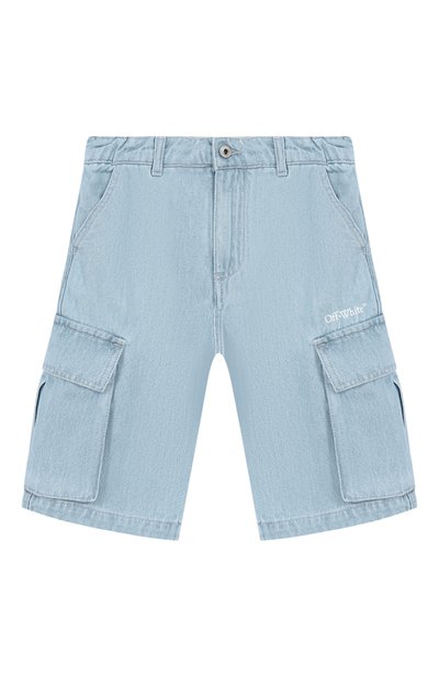 Джинсовые шорты-карго OFF-WHITE, арт. 0BYC002S26DEN001