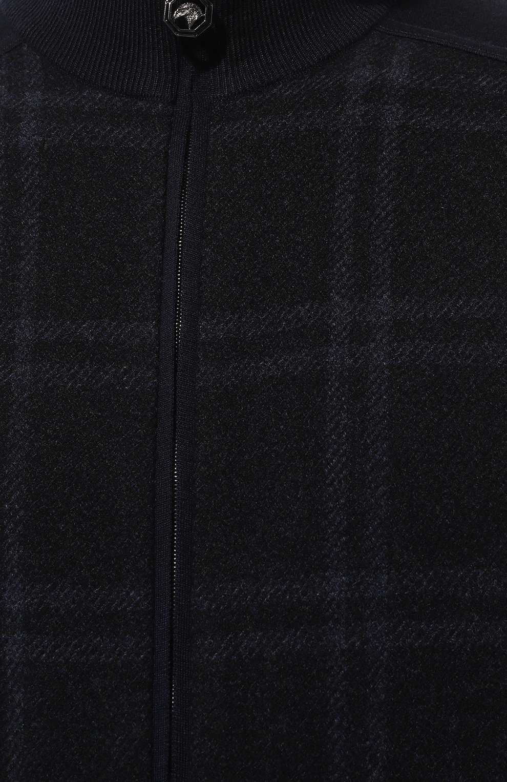 Кардиган из кашемира и шерсти STEFANO RICCI темно-синего цвета по цене 439500 руб., арт. KJ06875R31/J23405, фото 5 Кардиган из кашемира и шерсти STEFANO RICCI, арт. KJ06875R31/J23405, фото 5