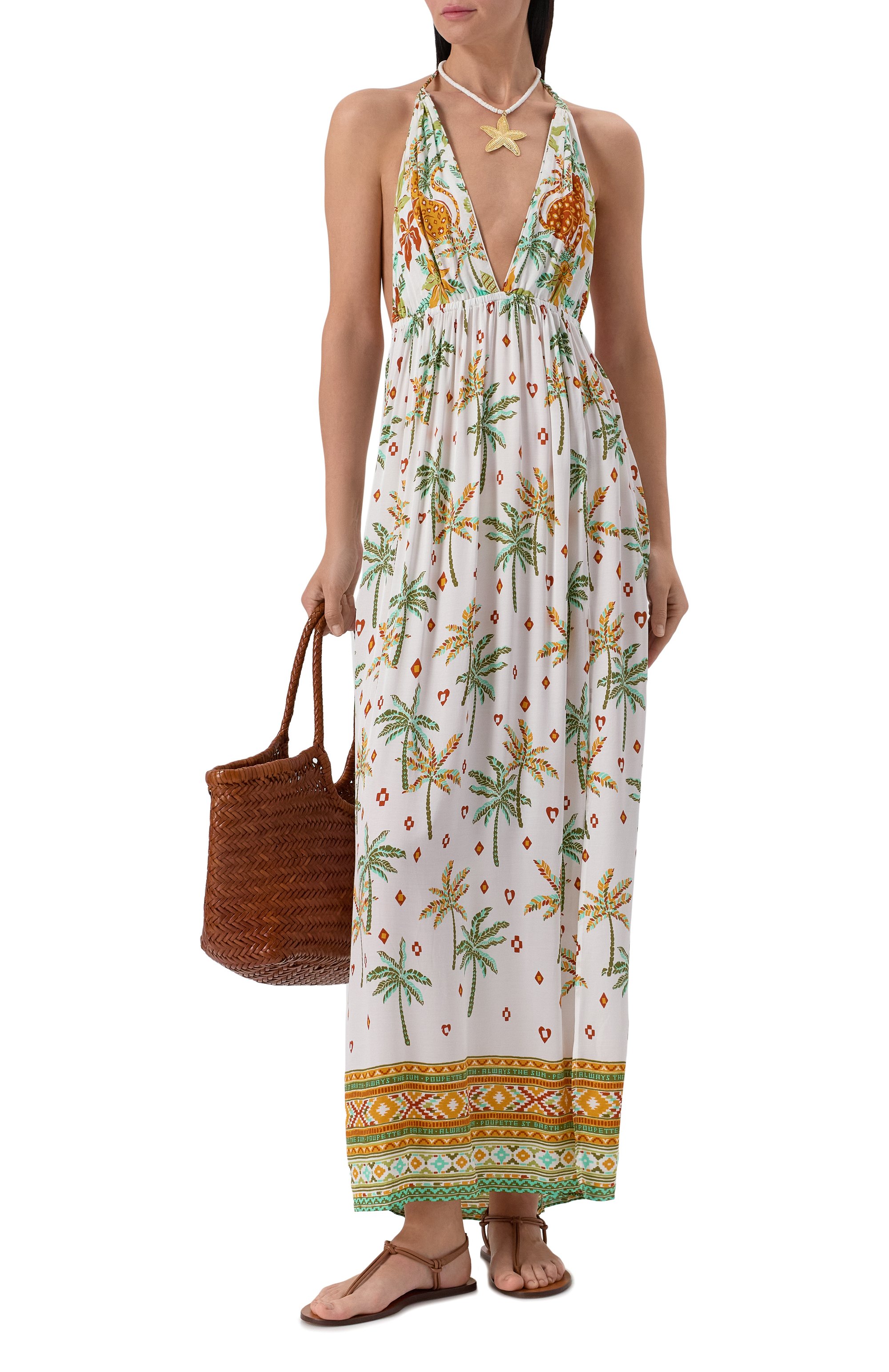 Платье из вискозы POUPETTE ST BARTH, арт. WHCS25LGEQG, фото 2