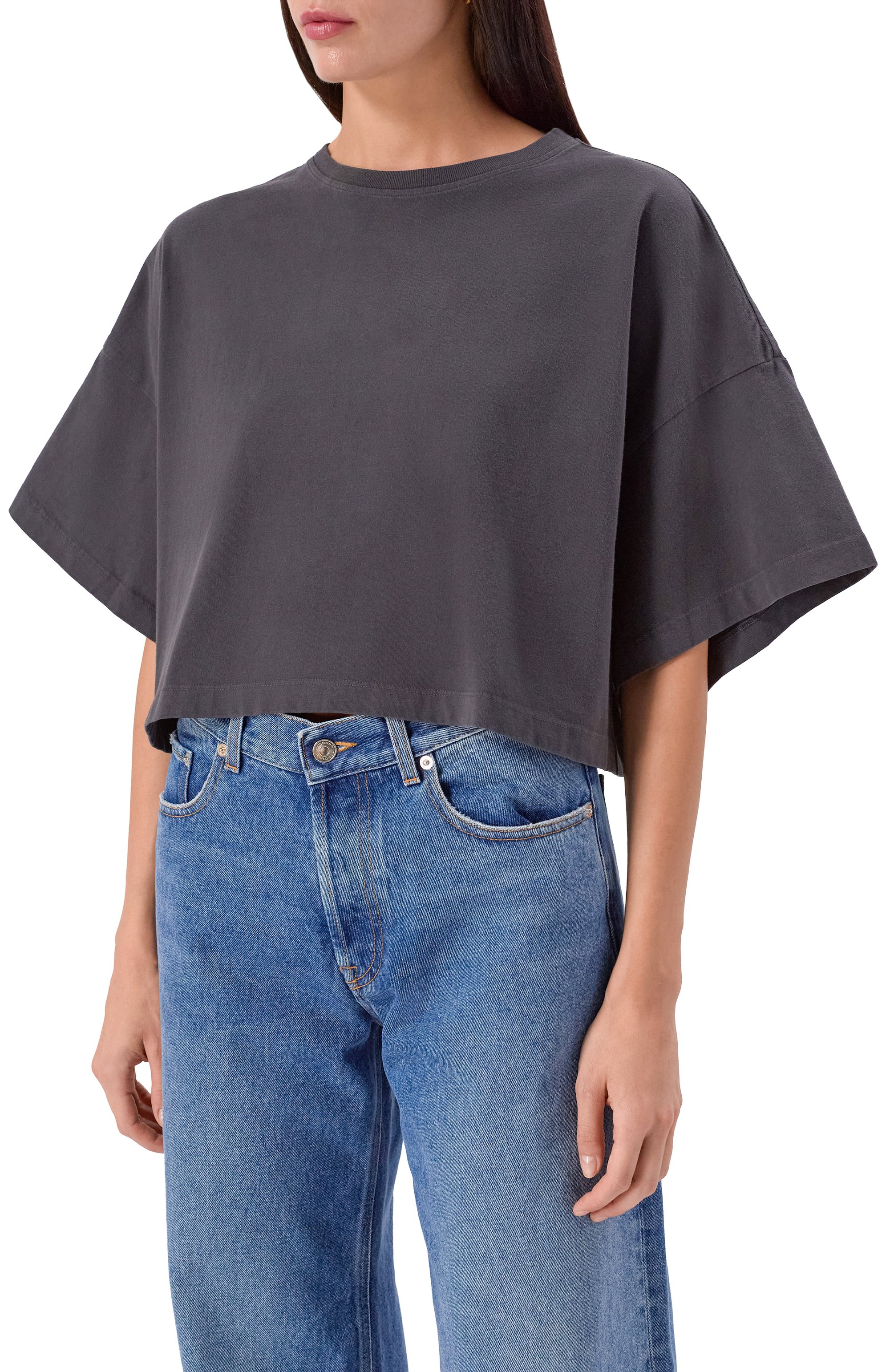 Хлопковая футболка arli AGOLDE, арт. A7370-1521, фото 3