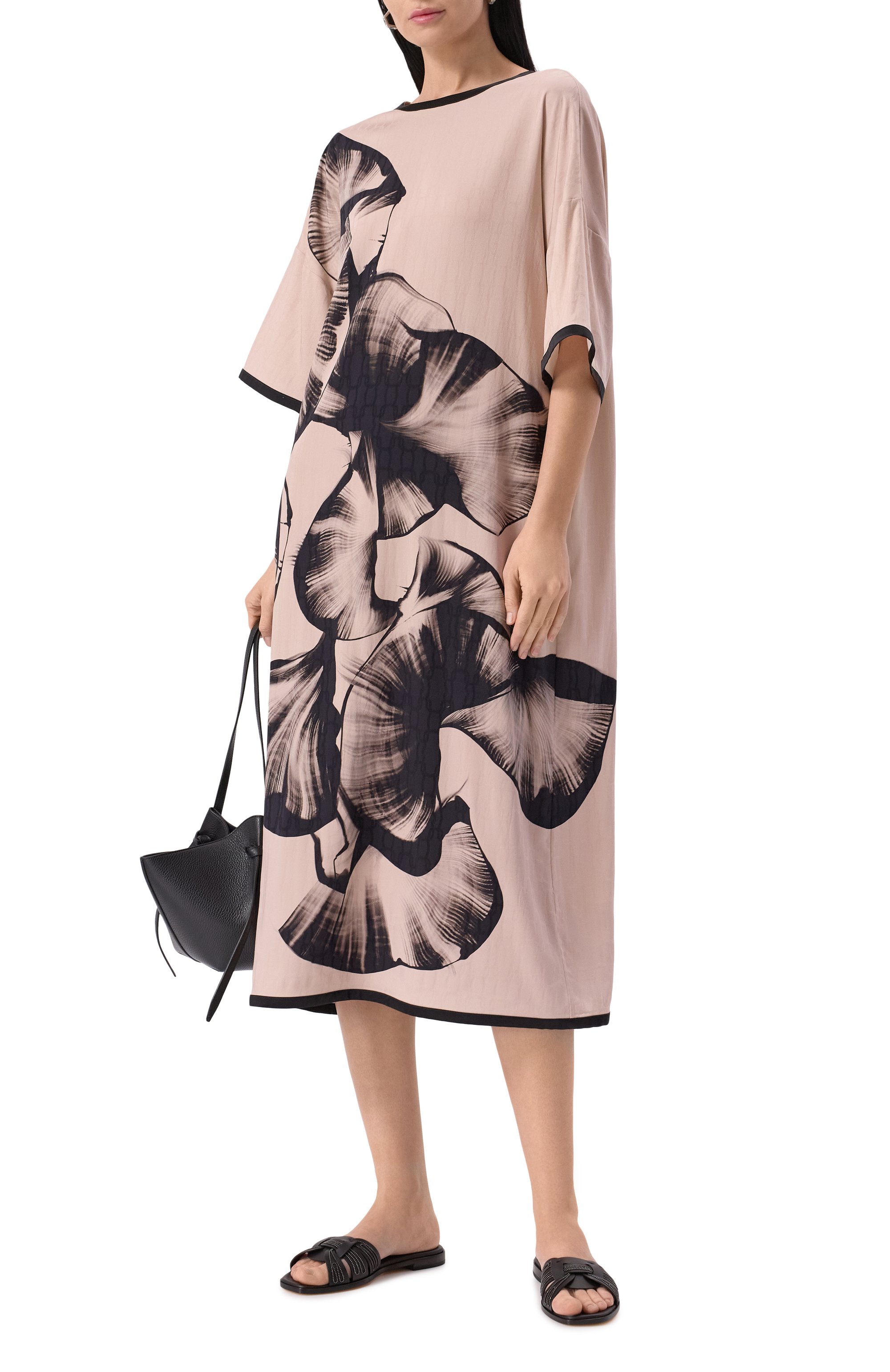 Платье из вискозы и шелка AGNONA, арт. TR0910/S5033, фото 2