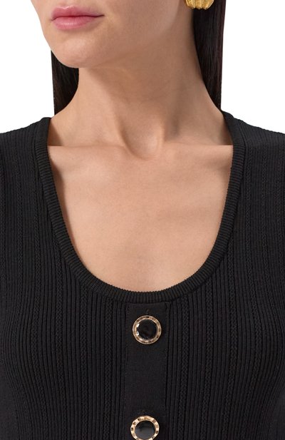 Топ TWINSET черного цвета по цене 18400 руб., арт. 251TP3492, фото 5 Топ TWINSET, арт. 251TP3492, фото 5