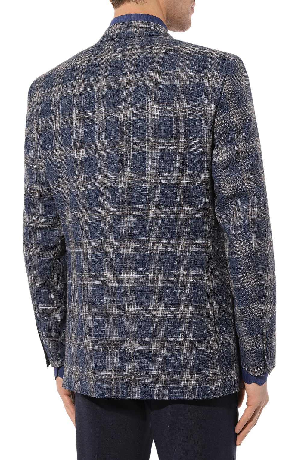 Пиджак из шерсти и хлопка CANALI, арт. 11288/FC05154, фото 4