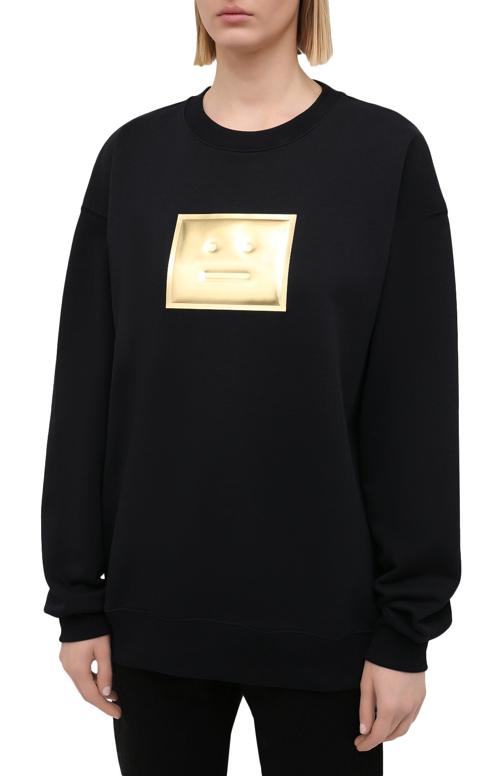 Хлопковый свитшот ACNE STUDIOS, арт. CI0068/W, фото 3