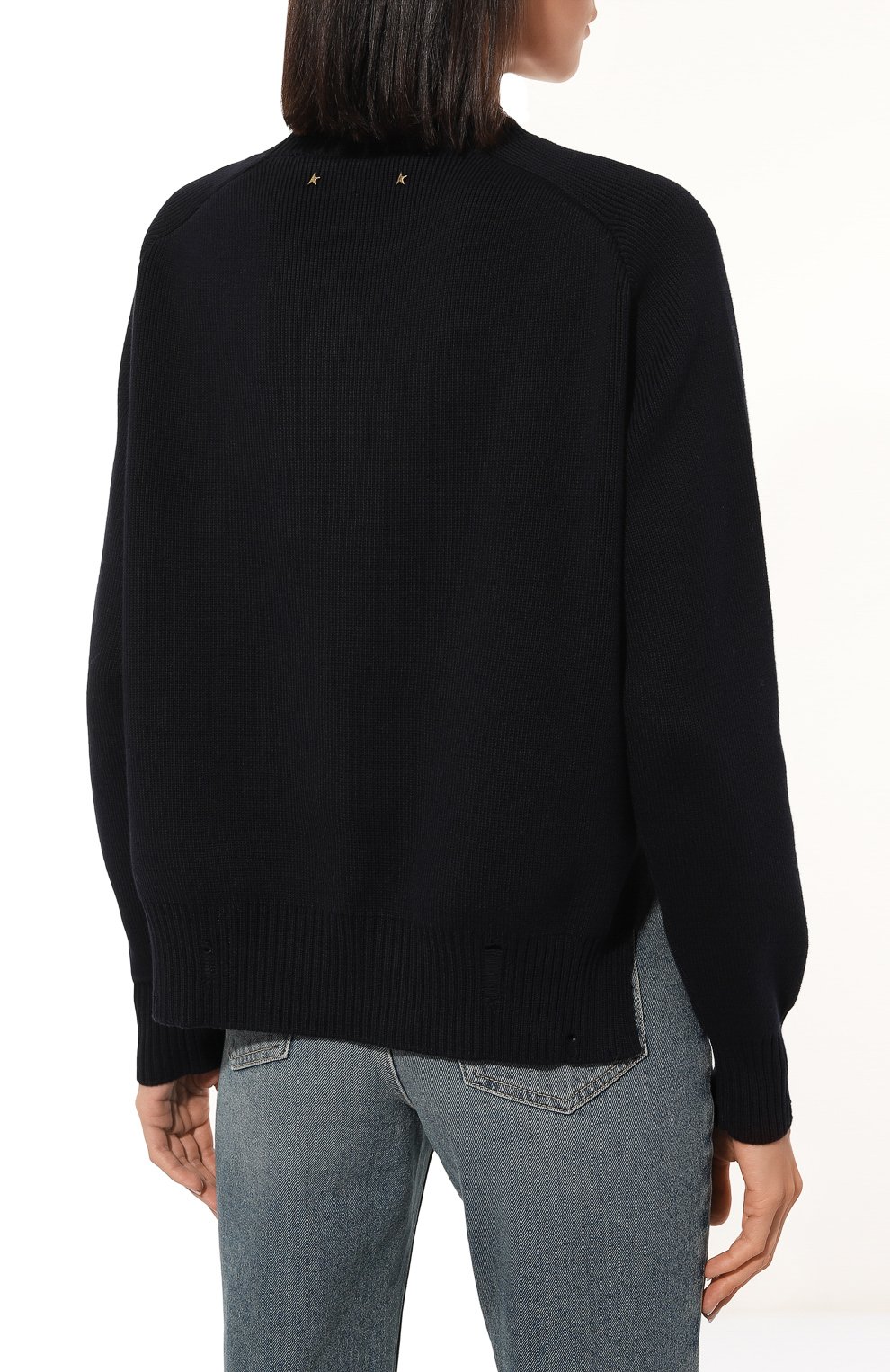 Свитер из шерсти и хлопка GOLDEN GOOSE DELUXE BRAND, арт. GWP00765, фото 4