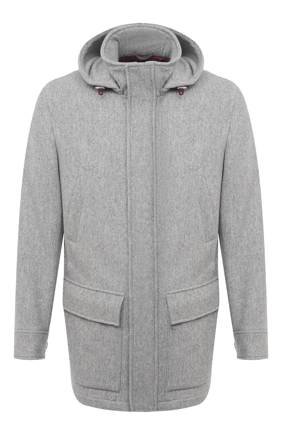 Кашемировая куртка BRUNELLO CUCINELLI светло-серого цвета по цене 499500 руб., арт. MT4976416, фото 1 Кашемировая куртка BRUNELLO CUCINELLI, арт. MT4976416, фото 1