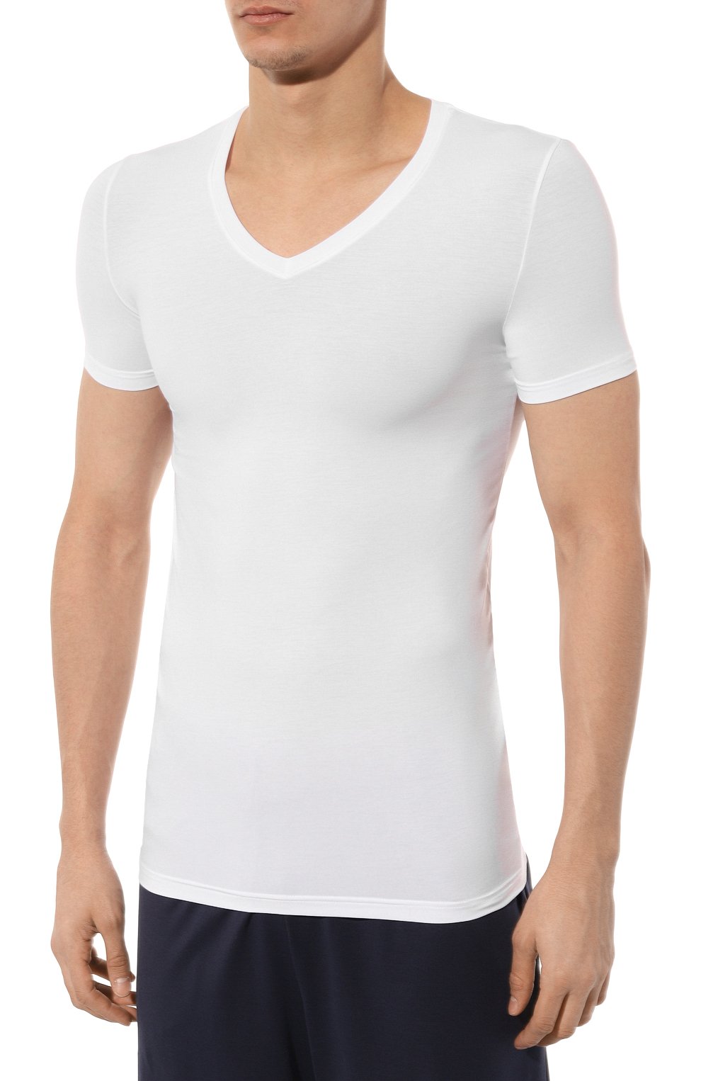 Футболка ZEGNA белого цвета по цене 11550 руб., арт. N2M800100, фото 3 Футболка ZEGNA, арт. N2M800100, фото 3