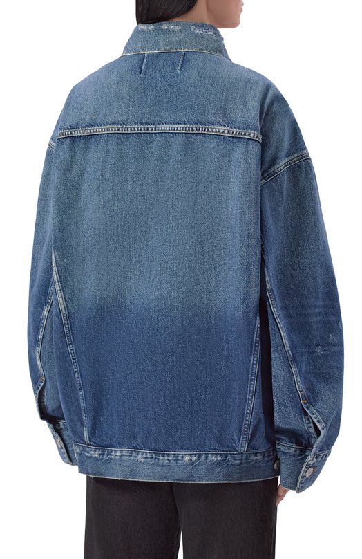 Джинсовая куртка Reworked Wayne Agolde A50451652 Синий  A50451652 Фото 4