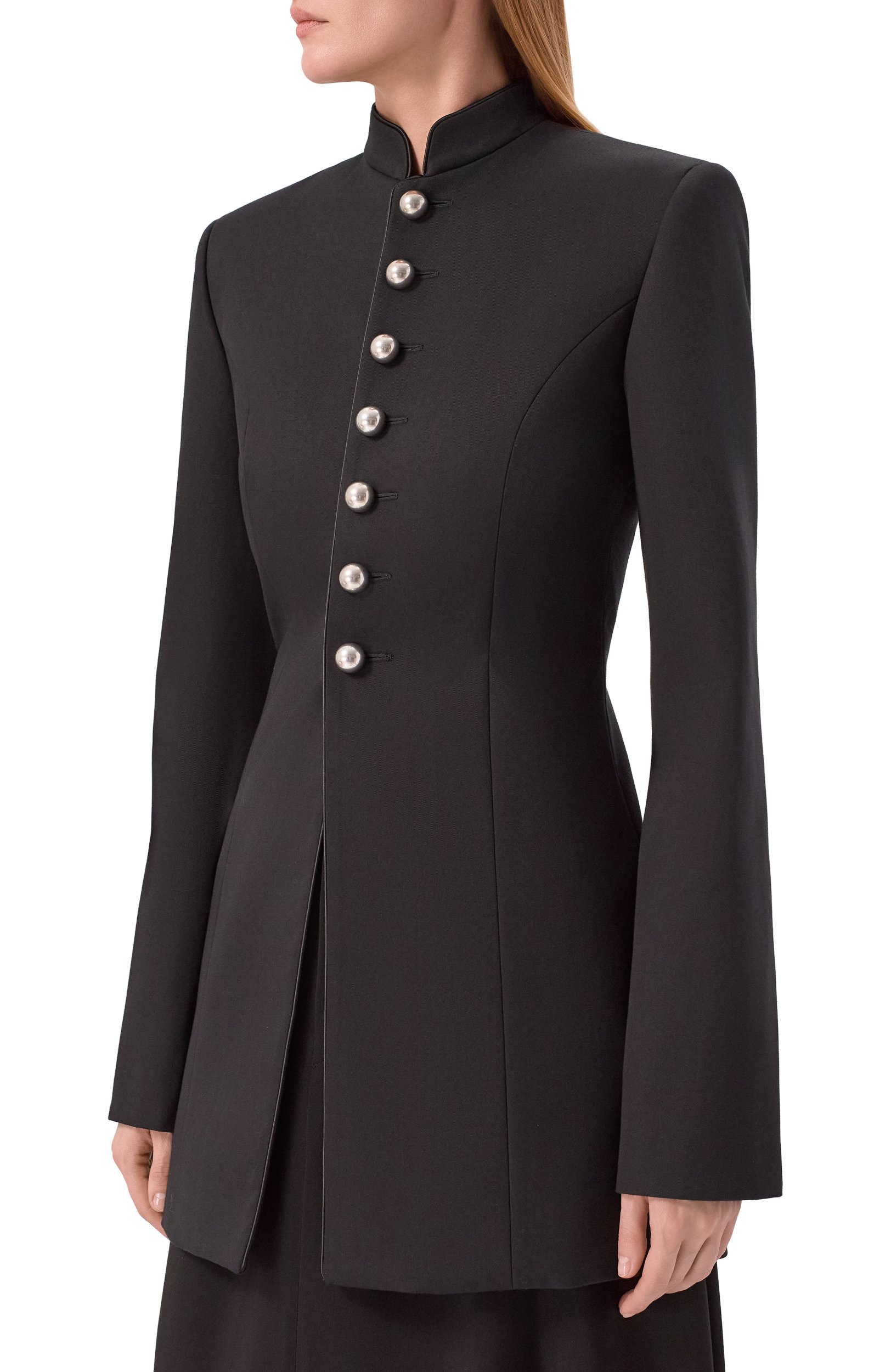 Хлопковый жакет ANN DEMEULEMEESTER черного цвета по цене 184500 руб., арт. B0014267/FA709, фото 3 Хлопковый жакет ANN DEMEULEMEESTER, арт. B0014267/FA709, фото 3