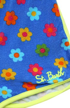 Детские хлопковые шорты MC2 SAINT BARTH синего цвета, арт. STBK/CURLY/00555D | Фото 3 (Случай: Повседневный; Материал сплава: Проставлено; Нос: Не проставлено; Материал внешний: Хлопок)