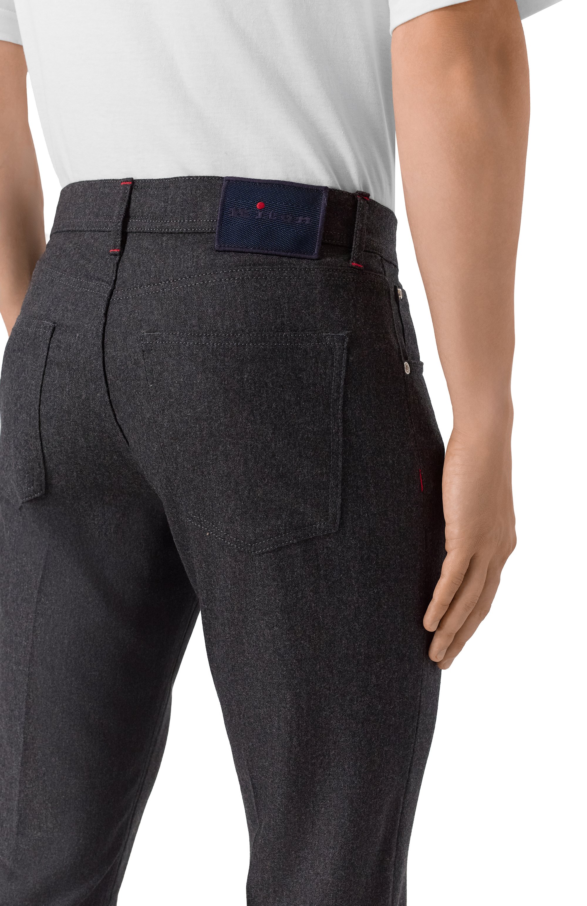 Шерстяные брюки KITON, арт. UPNJSK0124G03, фото 5