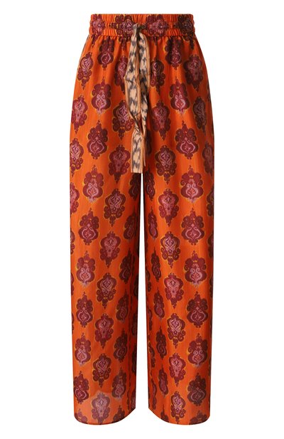 Женский шелковые брюки ZIMMERMANN, арт. 1500PRS251