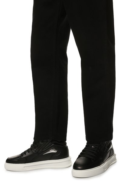 Кожаные кеды ROBERTO CAVALLI, арт. PRS014/PZA57, фото 3