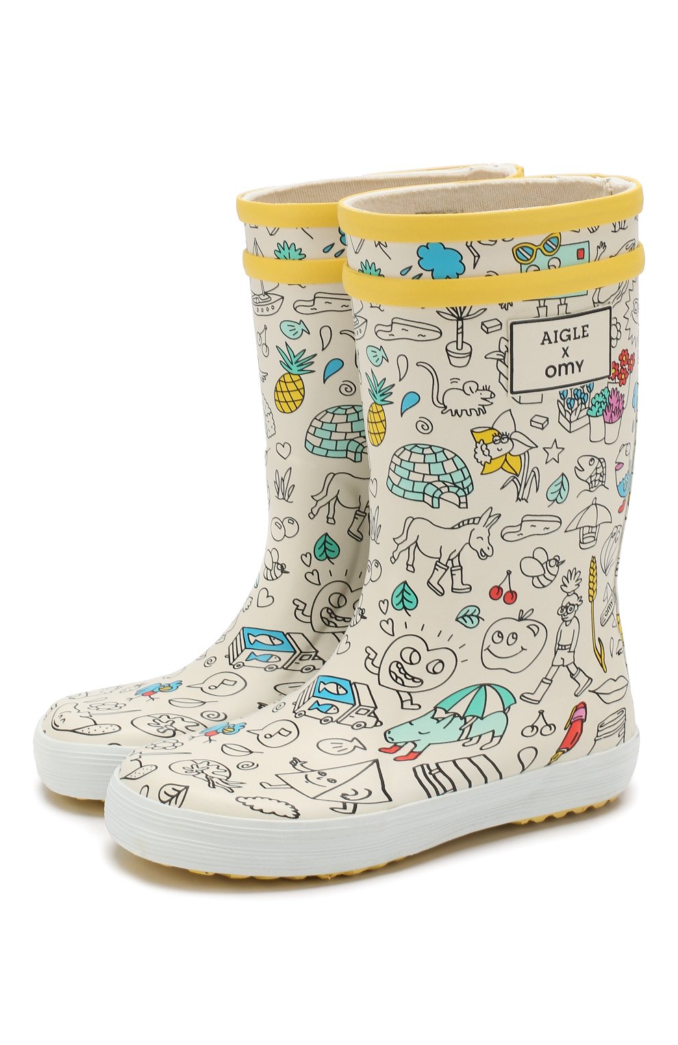 Резиновые сапоги AIGLE, арт. 848303/L0LLY P0P 0MY, фото 1
