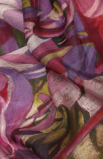 Шелковый платок иван-чай GOURJI, арт. T23WH7R/1, фото 4