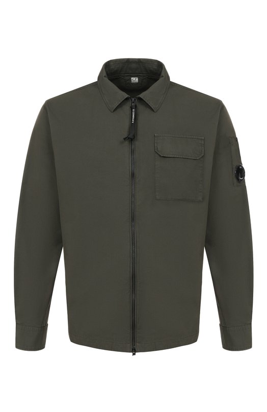 Хлопковая куртка-рубашка C.P. Company RCCM0S705A110143G Зелёный RCCM0S705A110143G