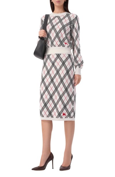 Хлопковый пуловер BURBERRY, арт. 8111468, фото 2