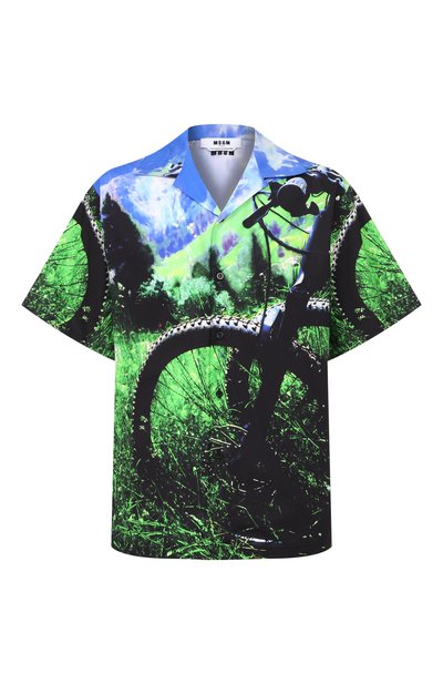 Мужская хлопковая рубашка MSGM, арт. 4040ME11X/267058