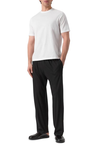 Мужские кожаные домашние туфли FARFALLA, арт. F5AD/SERR.ANTIK