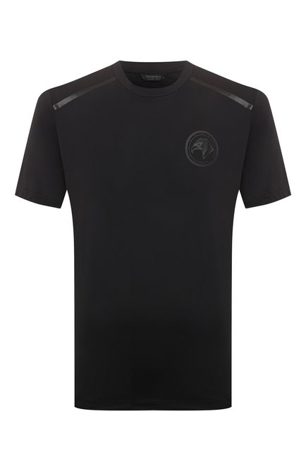 Мужская футболка STEFANO RICCI черного цвета по цене 28800 руб., арт. MYH3400010/A15540 | Фото 1